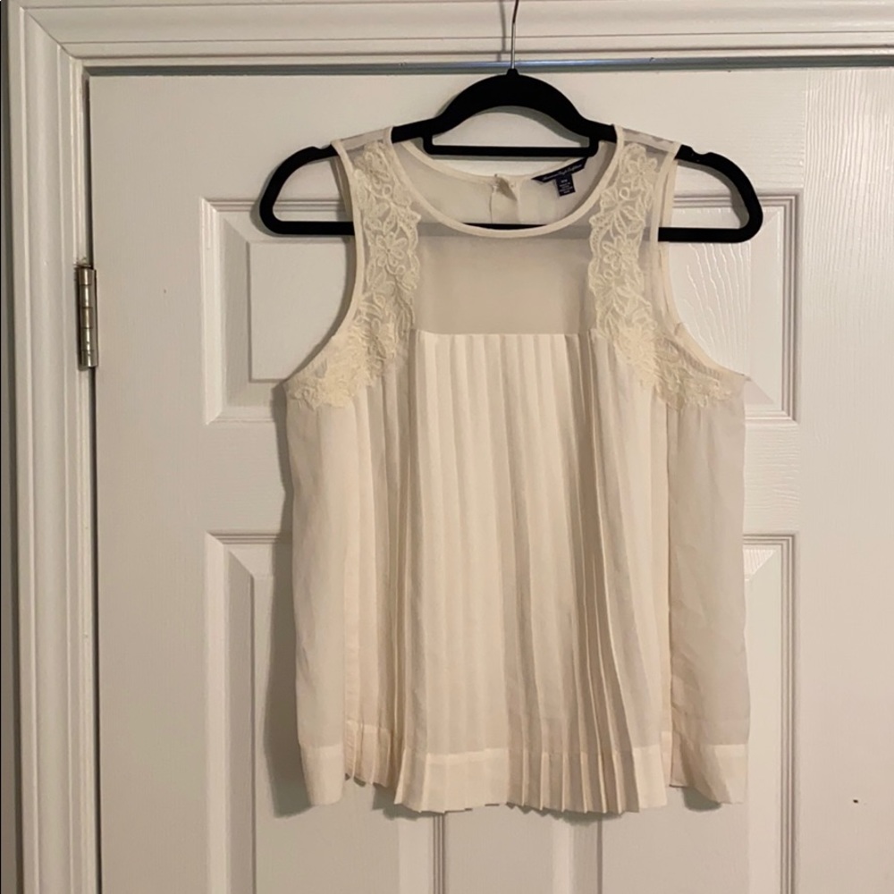 American Eagle white blouse